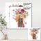 Designart - Vintage Old Books With Wildflowers - Farmhouse Canvas Wall Art Print